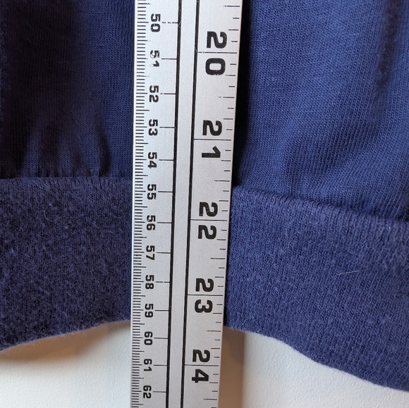 Vintage Peter Popovitch Large Nautical Blue Red White Striped Gold Heart T-shirt - Picture 6 of 7